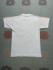 Vintage 80s 90s pocket t shirt BVD blank heather gray single stitch medium