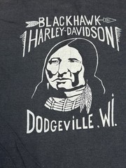 VTG 80’s Harley Davidson T-Shirt Have You Hugged Your Hog Today Sz M 2 Sided