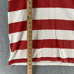 Where’s Waldo Mens T Shirt Large Striped Short Sleeve Cotton Camisa Casual