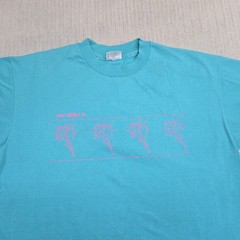 Vintage Gulf Shores Alabama Shirt Men XL Hanes Fifty Fifty 90s Tee Single Stitch