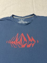 VOLCOM – Men’s T-shirt SIZE L – LARGE – BLUE – VOLCOM – True to This