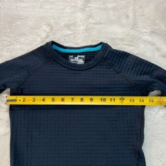 Under Armour 4.0 Baselayer Shirt Mens XS Black Honey Comb LS Cold Gear Fitted
