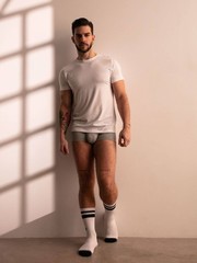 CODE 22 Men’s Stylish Breathable Soft Stretch Modal Fashion T-Shirt