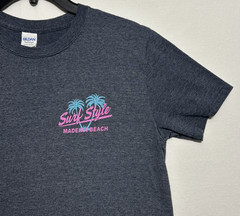 Surf Style Madeira Beach Short Sleeve Blue Souvenir 80s Graphic T-Shirt Men’s M