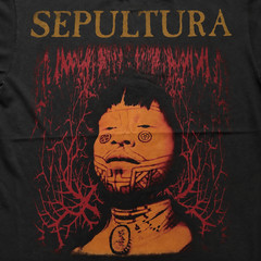 Vintage REPRINT Sepultura Roots Shirt – Large Black Single Stitch 1996 Band