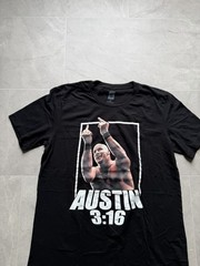Stone Cold Steve Austin 3:16 WWE Graphic Black Tee Shirt