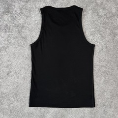 COS Men’s Slim Fit Ribbed Tank Top Layering Sz M Black Base Layer Basics Comfort