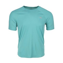 diadora Super Light Crew Neck Short Sleeve Athletic T-Shirt Mens Blue Casual Top