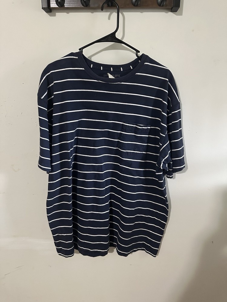 Vintage Striped Ivy Crew Men’s XL Short Sleeve