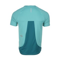 diadora Super Light Crew Neck Short Sleeve Athletic T-Shirt Mens Blue Casual Top