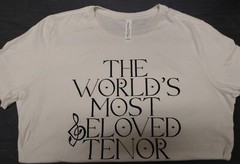Andrea Bocelli “The World’s Most Beloved Tenor” T-Shirt ⭐️NEW⭐️