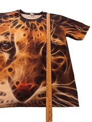 Crazy Cat Shirt 3D Print Mens Unisex XL Unique Tiger King House Big Cat Cougar