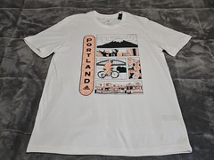 Adidas NEW Portland Oregon City PDX Theme White Outdoors Tshirt SZ Medium