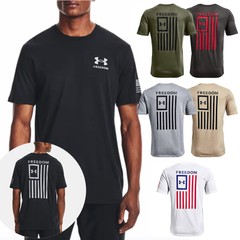 Under Armour Men’s T-Shirt UA Freedom Flag Athletic Short Sleeve Tee 1370810