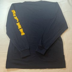 NYPD Mens Long Sleeve Police T-Shirt Navy Yellow Officially Licensed Large 134