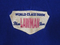 VTG World Class Denim Lawman Jeans Boot cut made in USA T-Shirt L