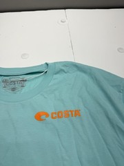 Costa Del Mar Shirt Mens 3XL Blue Catch Release Repeat Fishing Graphic Tee