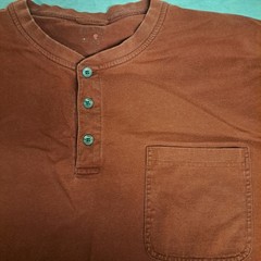 3 Shirt Lot-Duluth Mens Short Sleeve Cotton Crew Neck Redhead Henley Shirt Pockt