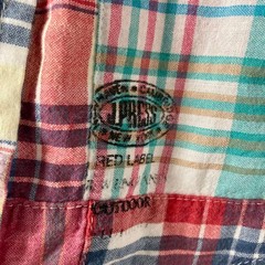 J.PRESS RED LABEL & BASE CONTROL Short Sleeve Shirt Set, Size M
