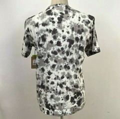 Dark Seas Knit Pocket T-Shirt Shea Black/Grey/White Tie Dye Size M NWT