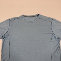 Kuhl Shirt Mens XL Blue Cashmerino Merino Wool Base Layer Performace Hike Climb