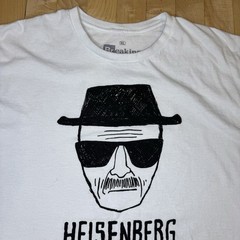 Breaking Bad T Shirt Mens Size XL Walter White Heisenberg White TV Show Promo