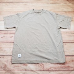 Kita Made Shirt Mens Large Beige Crewneck Let It Different Minimalist