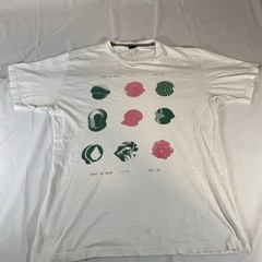Volcom Stone Mens True To This Eyeball T Shirt size Large Ivory Skate Wear