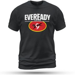 NEW Eveeready Cat Logo T-Shirt Cotton Size S-5XL