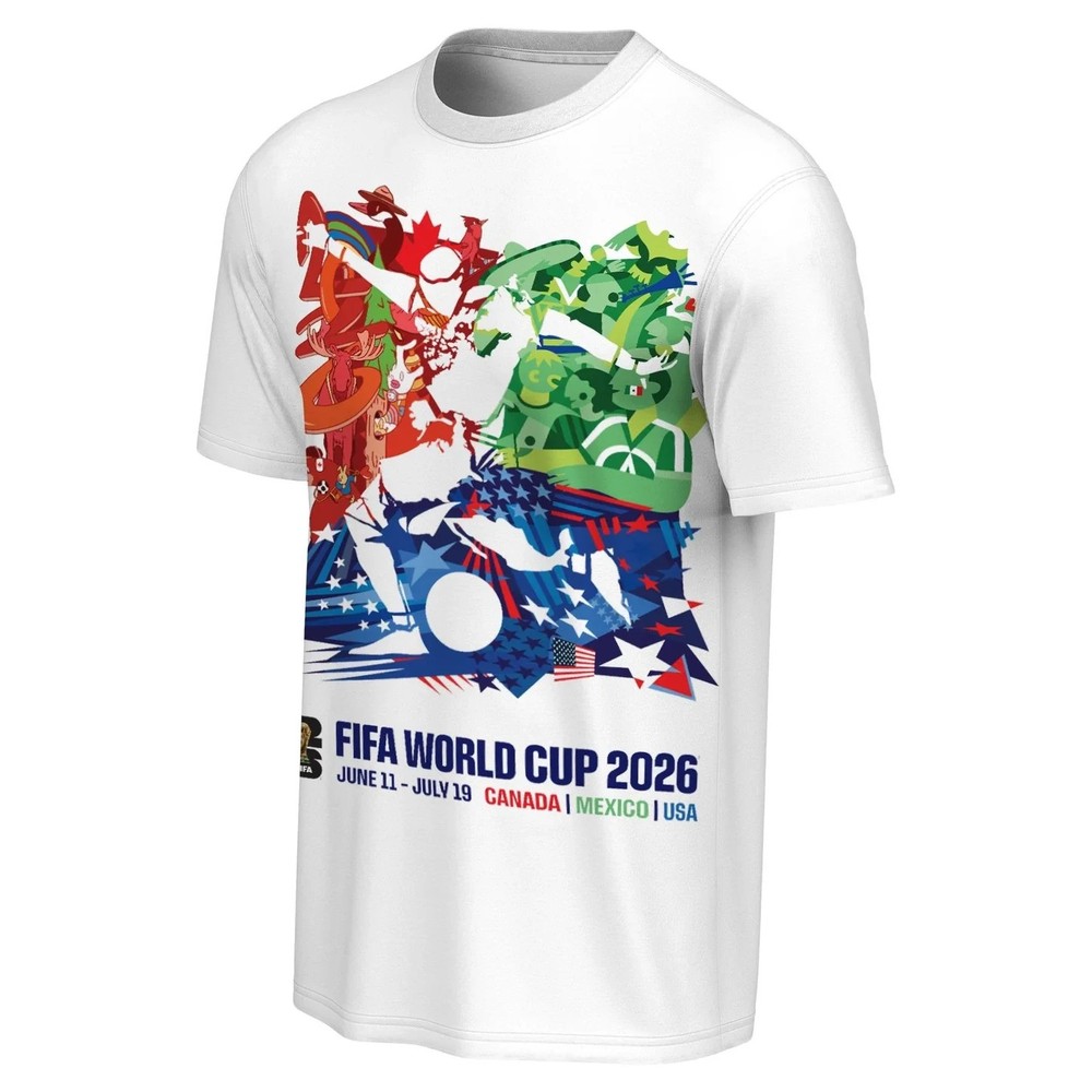 T-shirt Logo World Cup 2026, Cottton T-Shirt