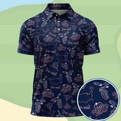 Men Patriotic Eagle & Liberty Golf Shirt USA 250th Anniversary 1776-2026 (S-5XL)