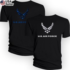 USAF T-Shirt US Air Force PT Physical Training Military Workout Gym JUF01
