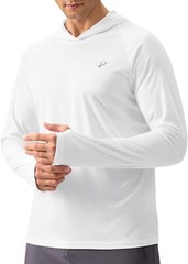 Men’s UPF 50+ Sun Protection Hoodie – Long Sleeve Fishing & Hiking Shirt
