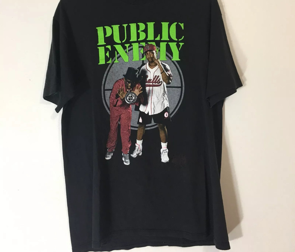 Public Enemy Gift For Friends Black T-Shirt Cotton All Size RD106