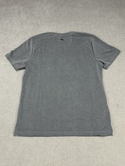Tommy Bahama Shirt Mens Small Jet Black Crew Neck Short Sleeve