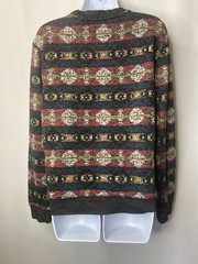 Brooklyn Men’s Aztec Print Shirt Size Small Street Wear Fall Winter Warm