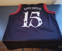 Official BABYMETAL 15th Anniversary Tour Basetball Jersey Shirt Medium Size