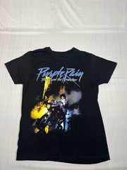 Prince Purple Rain mens Sz M Graphic Motorcycle Album Cover Black T-Shirt (A15)
