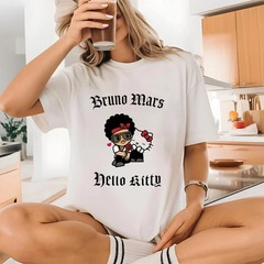 Bruno Mars Hello Kitty The Romantic Tour 2026 Graphic TShirt