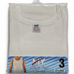 1-12 PCS MENS VESTS 100% COTTON TANK TOP SUMMER TRAINING GYM TOPS PLAIN S-2XL