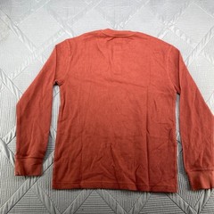 Goodfellow & Co Men’s Red Textured Long Sleeve Shirt Size Medium