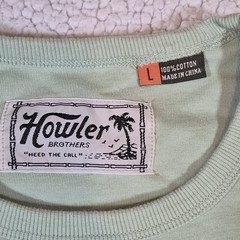 Howler Brothers Men’s Spectrum Pocket Tee Short Sleeve Large Light Green
