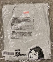 Supreme SS22 Love That Supreme Tee Ash Grey SIZE XL AUTHENTIC