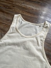 Essentials Fear of God FOG Basic Tank Top Singlet Vest Cream Size S Men’s