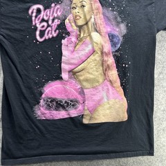 Doja Cat Shirt Mens Extra Large Black Pink Graphic Concert Tour Music Tee