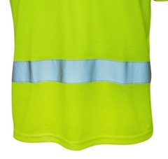Mens Hi Vis Workwear T-Shirt High Visibility Tee Reflective Safety Security Top