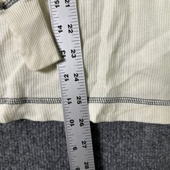 J. America Thermal Shirt Mens Medium Cream Cotton Waffle Knit Buck Ridge Graphic