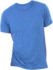Men’s Canvas Light Weight Slim Tri-Blend T-Shirt Medium – Blue or Mint Green