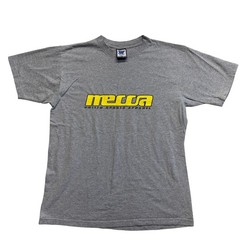 Vintage Mecca T Shirt XL Gray United Sports Streetwear Classic Made in USA