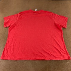 Bella Canvas Adult Size 3XL Heather CVC Red Short Sleeve Crew Neck T-Shirt New
